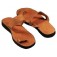 Comfort Sandal Brown Leather Big Toe